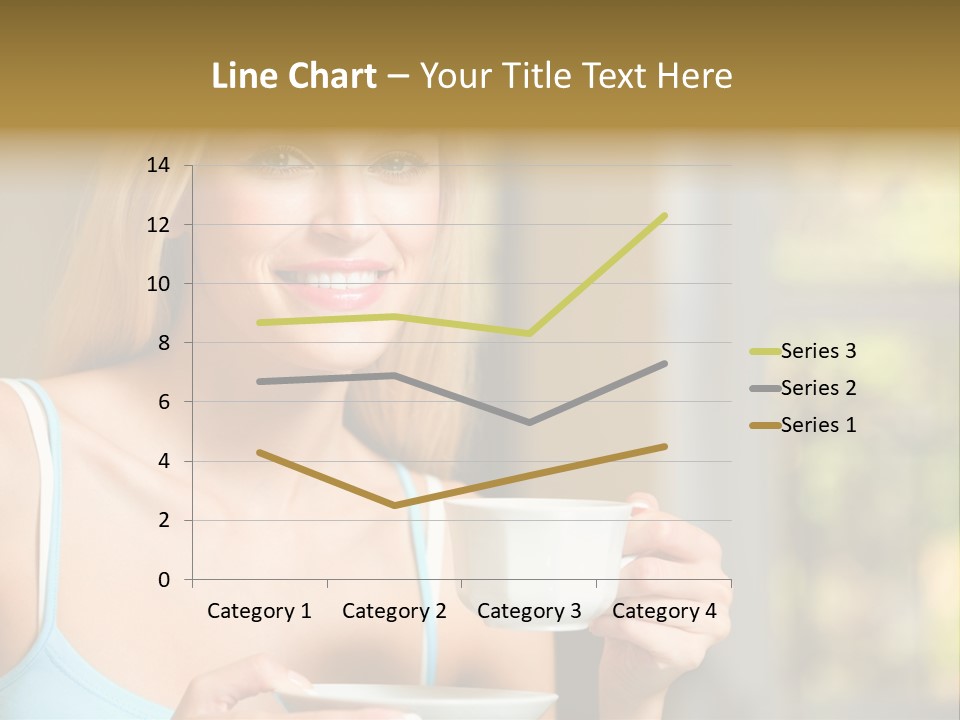 Drink Female Domestic PowerPoint Template