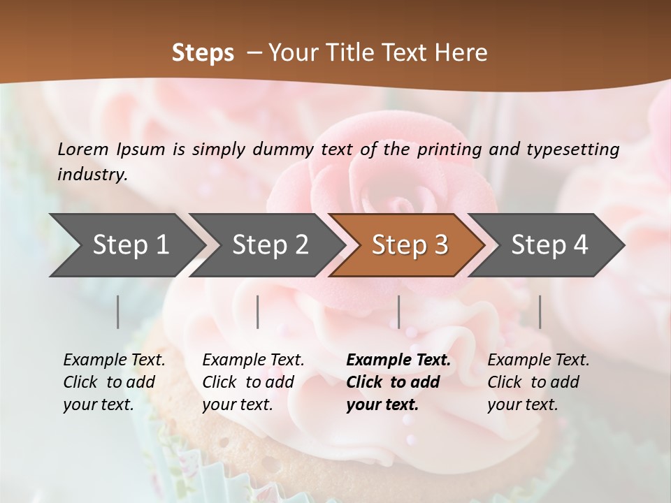 Dessert Old Fashioned Baked PowerPoint Template