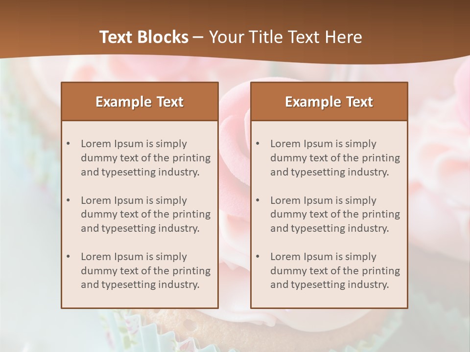 Dessert Old Fashioned Baked PowerPoint Template