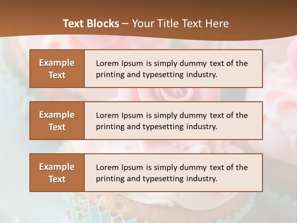 Dessert Old Fashioned Baked PowerPoint Template