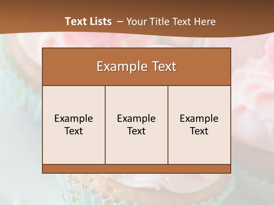 Dessert Old Fashioned Baked PowerPoint Template