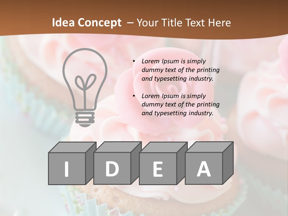 Dessert Old Fashioned Baked PowerPoint Template