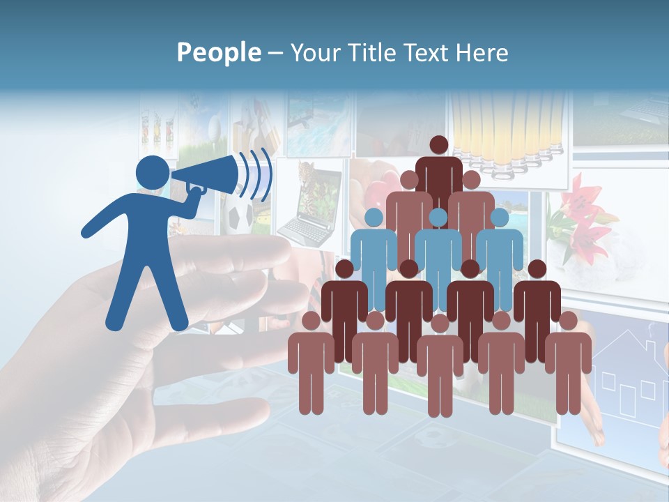 Virtual Search Streaming PowerPoint Template