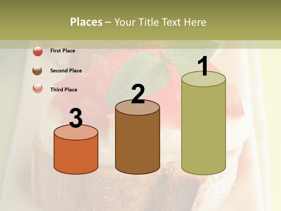 Bruschettas Cuisine Amusebouche PowerPoint Template