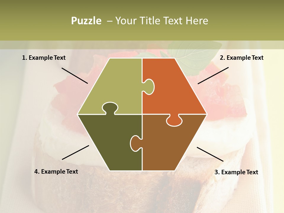 Bruschettas Cuisine Amusebouche PowerPoint Template