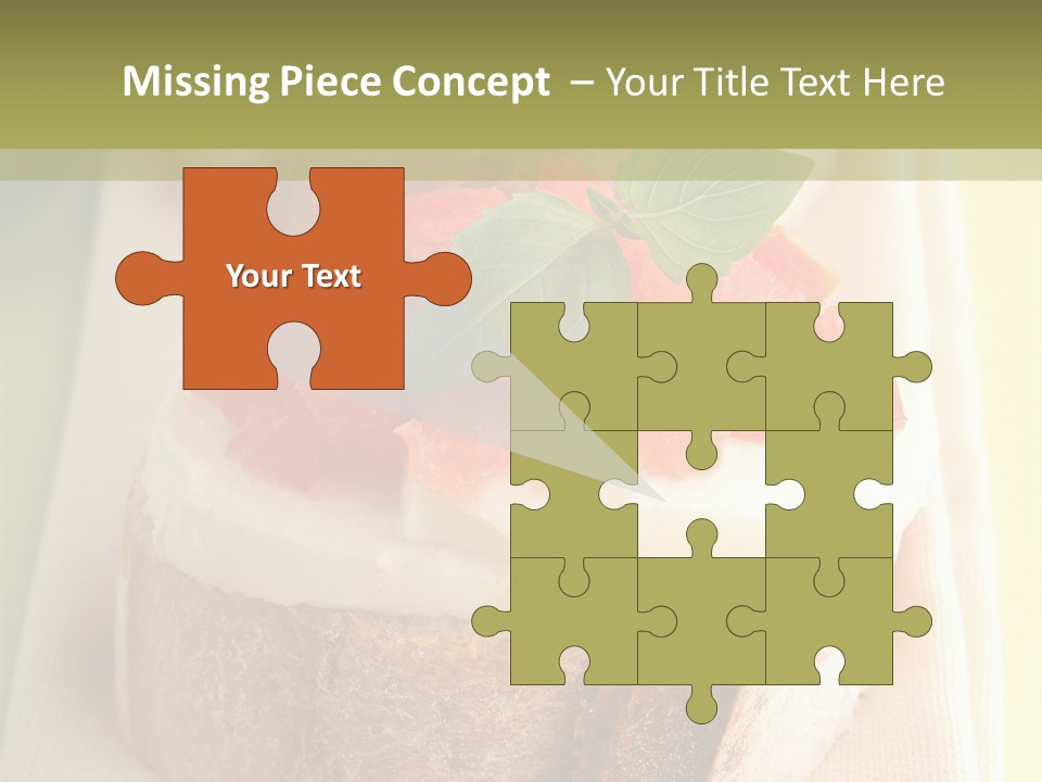 Bruschettas Cuisine Amusebouche PowerPoint Template