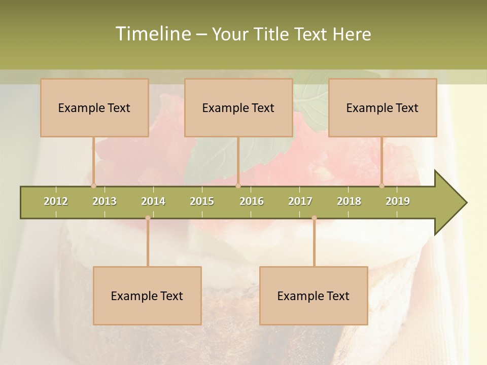 Bruschettas Cuisine Amusebouche PowerPoint Template