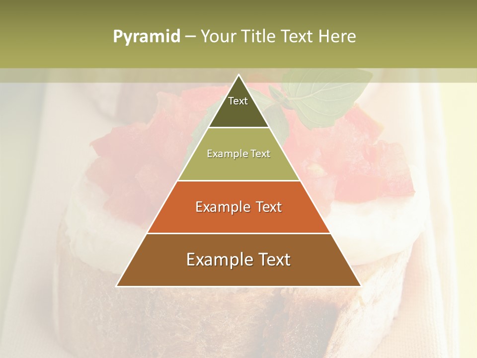 Bruschettas Cuisine Amusebouche PowerPoint Template