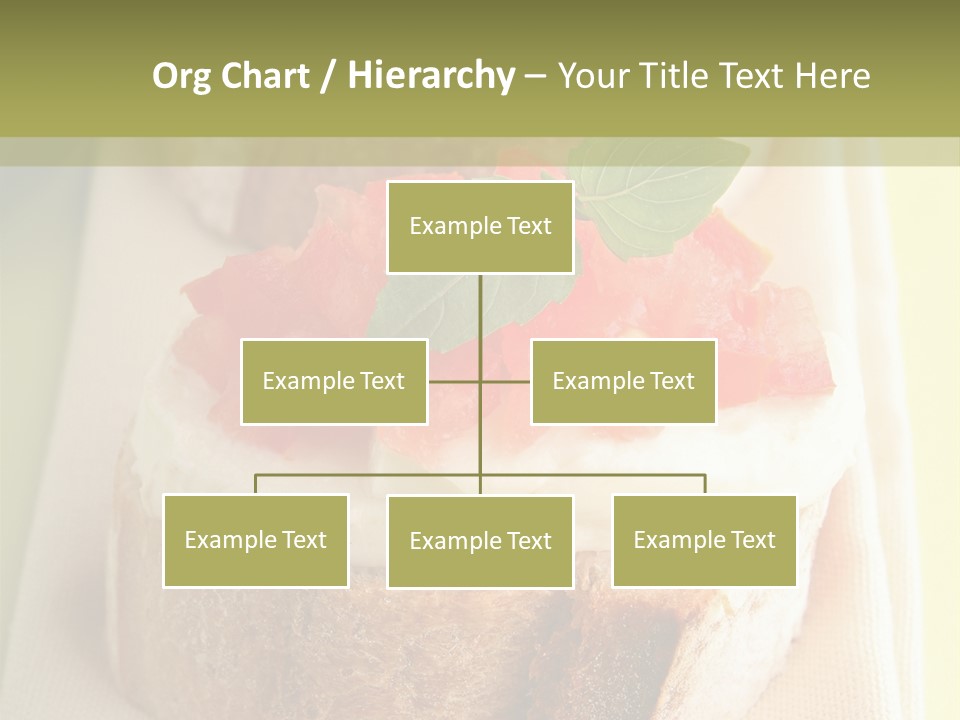 Bruschettas Cuisine Amusebouche PowerPoint Template