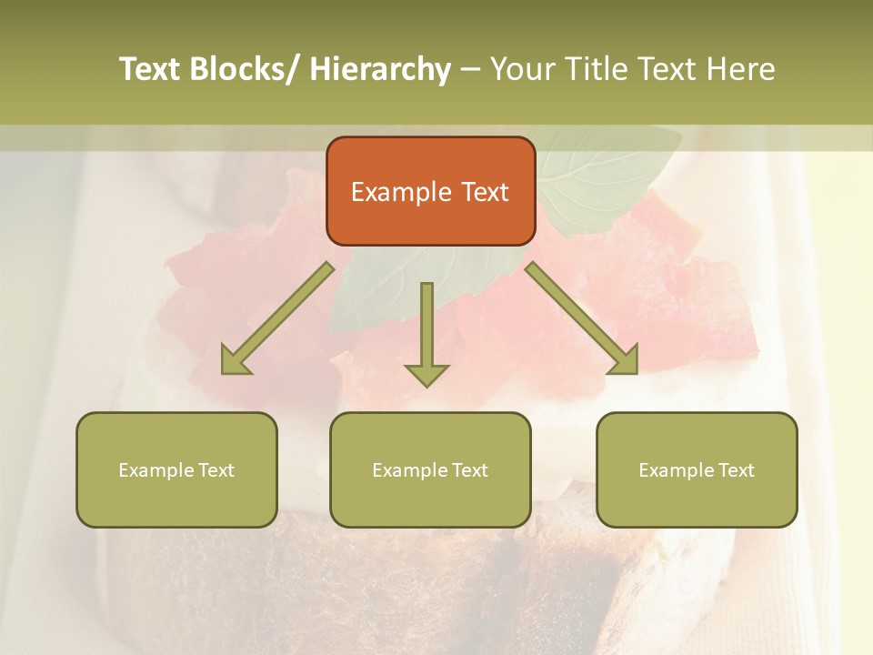 Bruschettas Cuisine Amusebouche PowerPoint Template