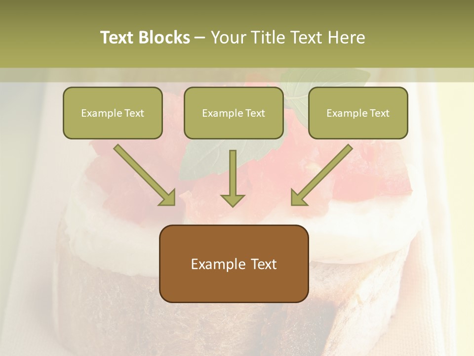 Bruschettas Cuisine Amusebouche PowerPoint Template