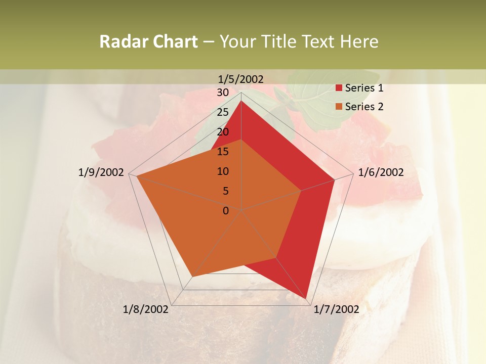 Bruschettas Cuisine Amusebouche PowerPoint Template