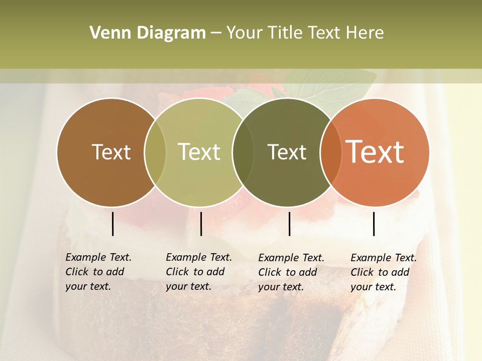 Bruschettas Cuisine Amusebouche PowerPoint Template