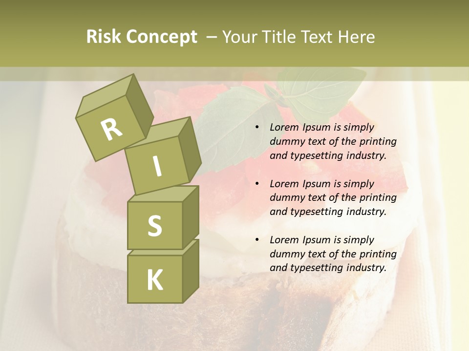 Bruschettas Cuisine Amusebouche PowerPoint Template