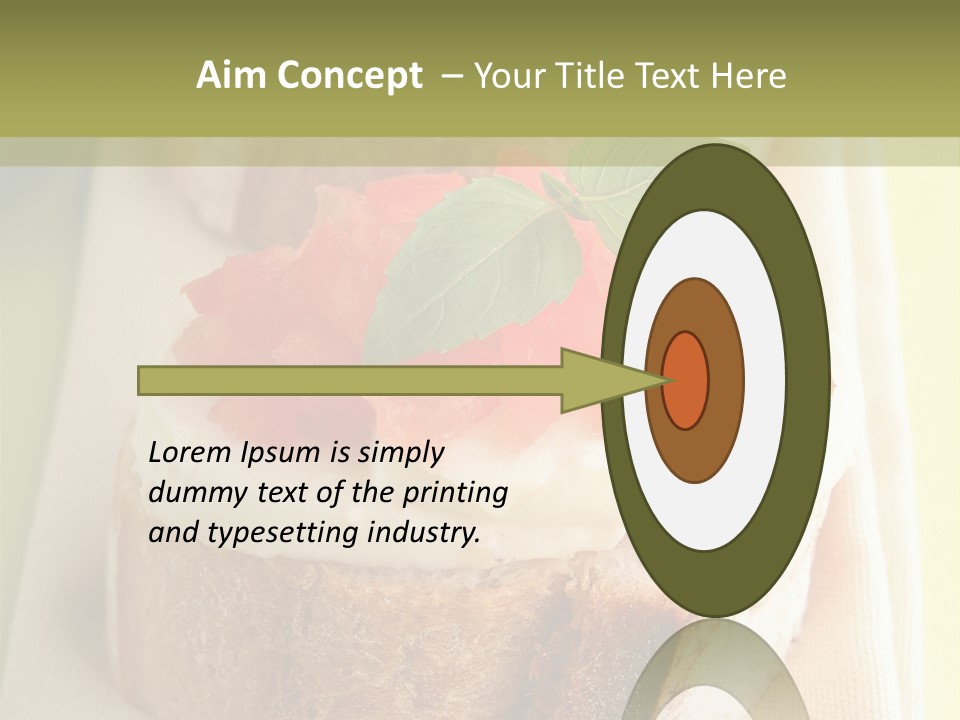 Bruschettas Cuisine Amusebouche PowerPoint Template