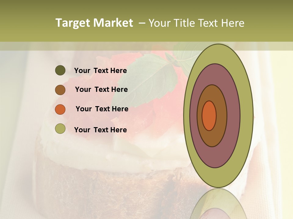 Bruschettas Cuisine Amusebouche PowerPoint Template