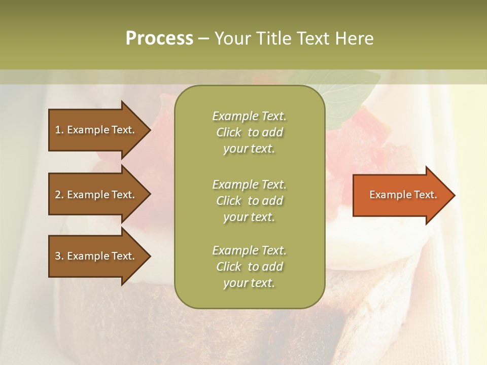 Bruschettas Cuisine Amusebouche PowerPoint Template