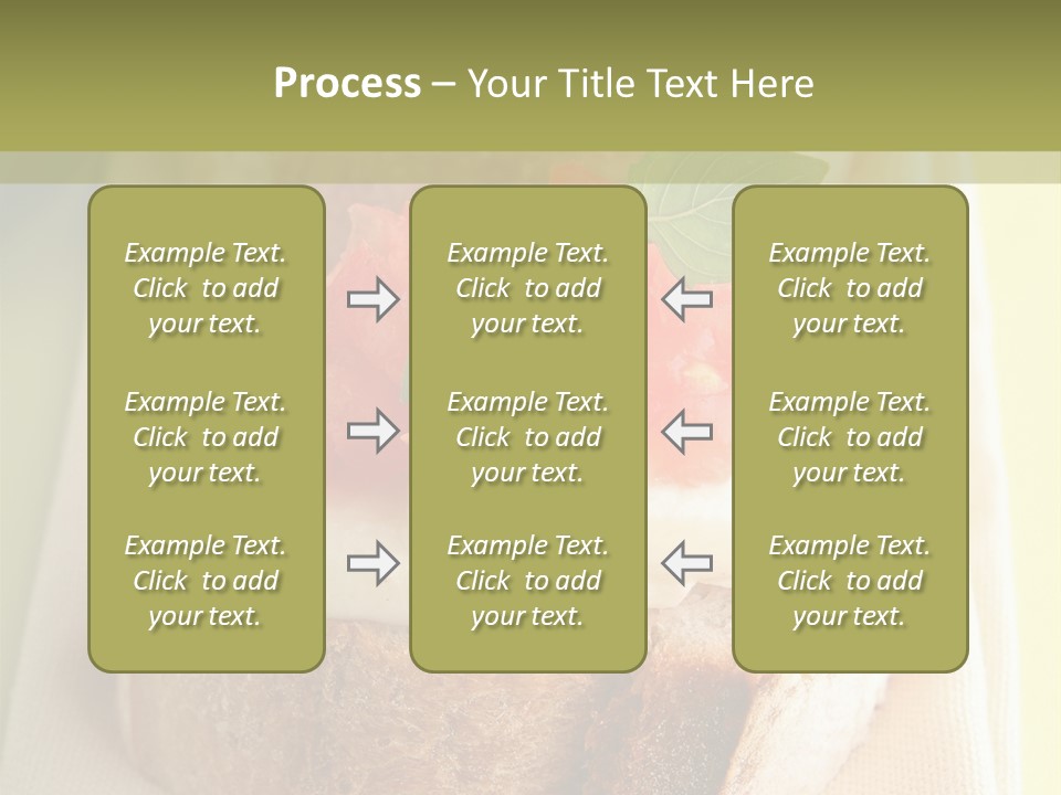 Bruschettas Cuisine Amusebouche PowerPoint Template