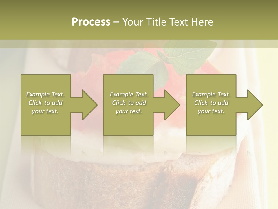 Bruschettas Cuisine Amusebouche PowerPoint Template