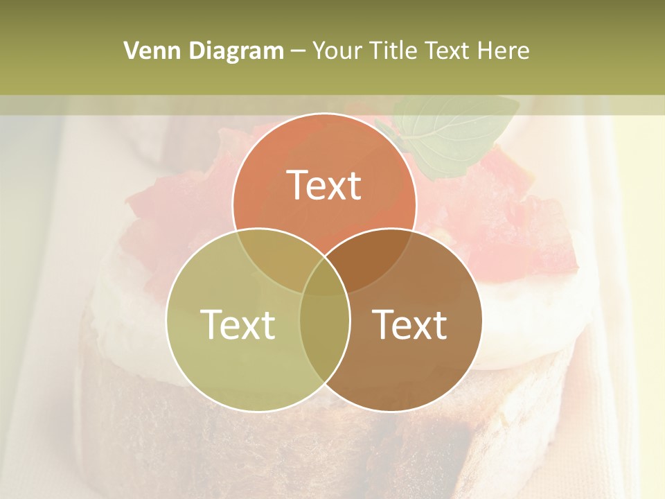 Bruschettas Cuisine Amusebouche PowerPoint Template