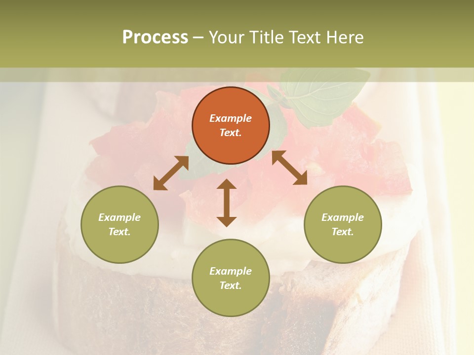 Bruschettas Cuisine Amusebouche PowerPoint Template
