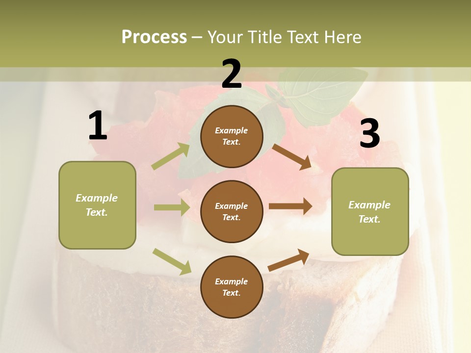 Bruschettas Cuisine Amusebouche PowerPoint Template