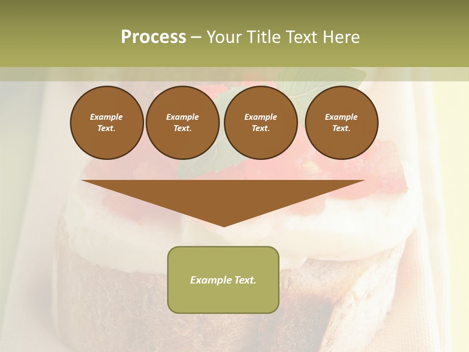 Bruschettas Cuisine Amusebouche PowerPoint Template