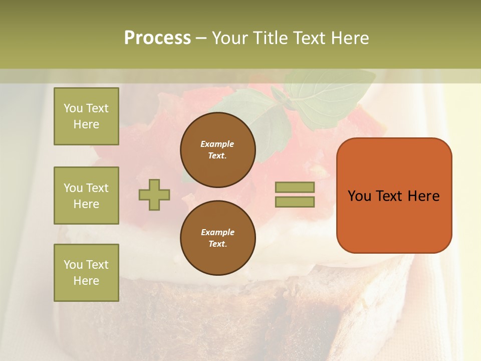 Bruschettas Cuisine Amusebouche PowerPoint Template