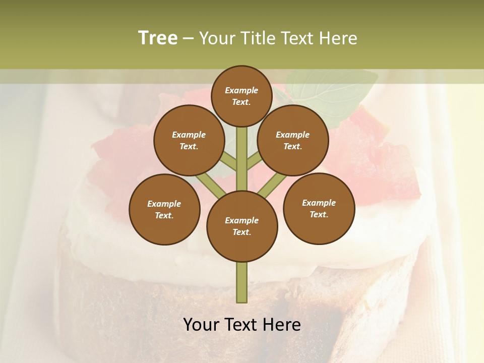 Bruschettas Cuisine Amusebouche PowerPoint Template