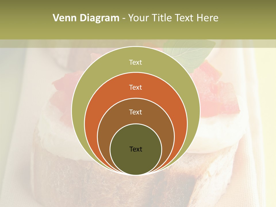 Bruschettas Cuisine Amusebouche PowerPoint Template