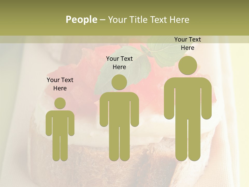 Bruschettas Cuisine Amusebouche PowerPoint Template