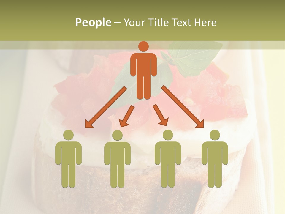 Bruschettas Cuisine Amusebouche PowerPoint Template