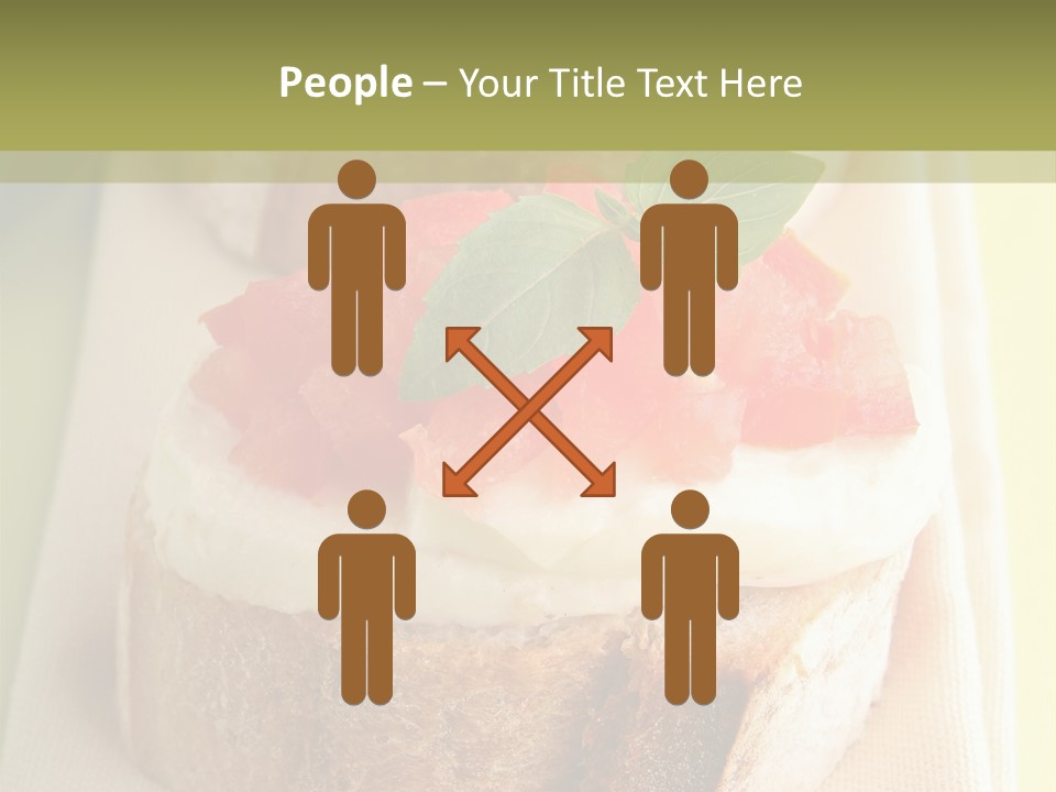 Bruschettas Cuisine Amusebouche PowerPoint Template