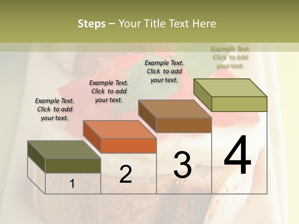 Bruschettas Cuisine Amusebouche PowerPoint Template