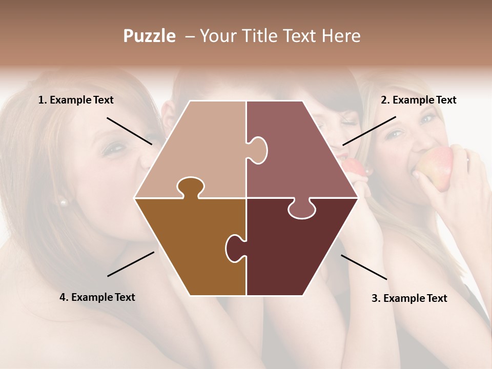 Zusammen Lebensfreude Frisches PowerPoint Template