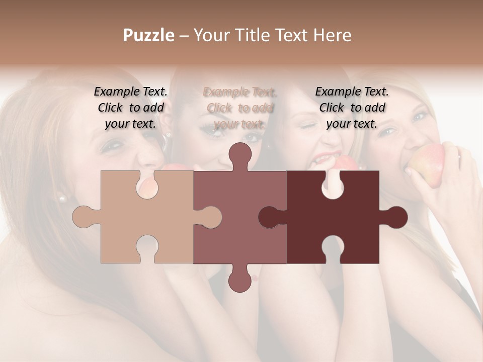 Zusammen Lebensfreude Frisches PowerPoint Template