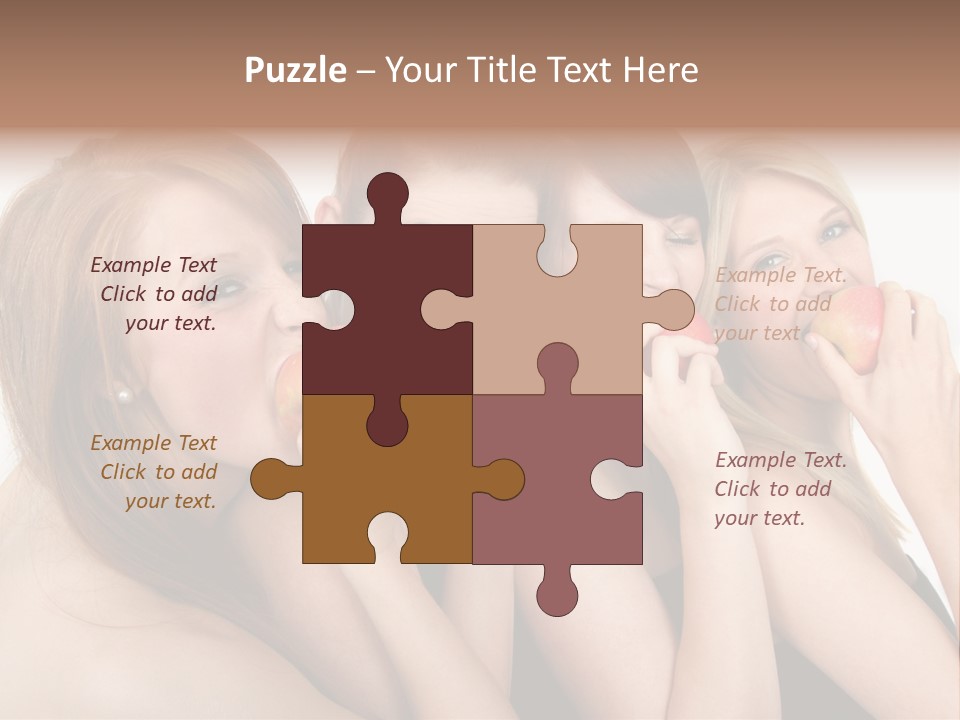 Zusammen Lebensfreude Frisches PowerPoint Template