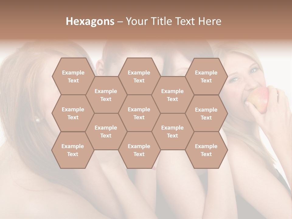 Zusammen Lebensfreude Frisches PowerPoint Template