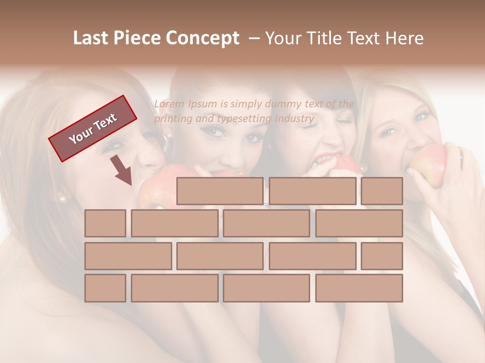 Zusammen Lebensfreude Frisches PowerPoint Template