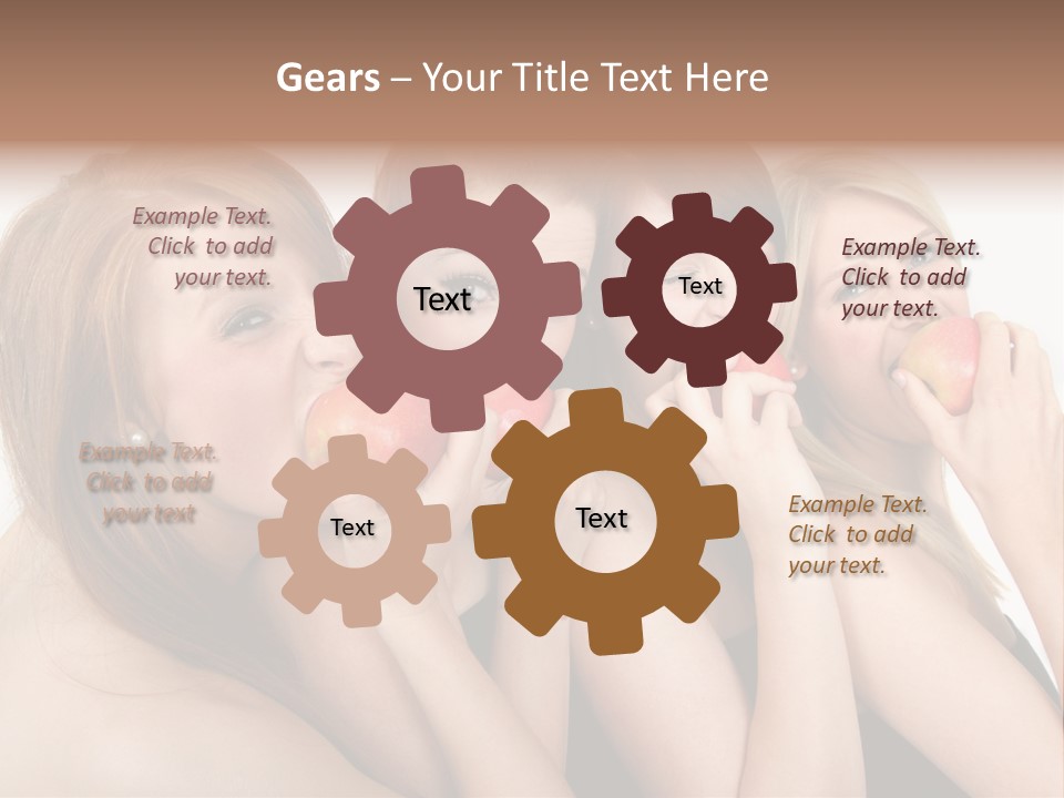 Zusammen Lebensfreude Frisches PowerPoint Template