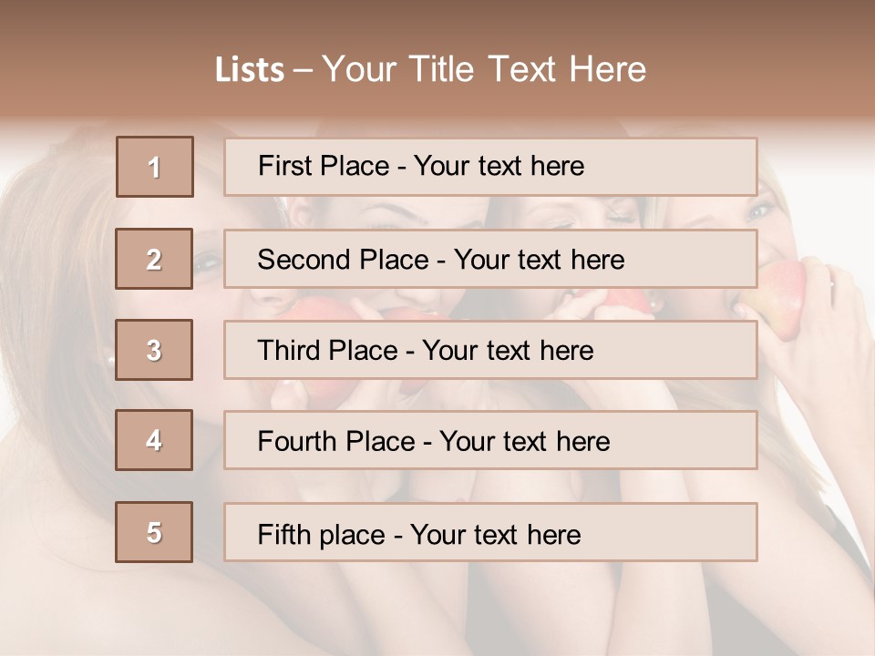Zusammen Lebensfreude Frisches PowerPoint Template