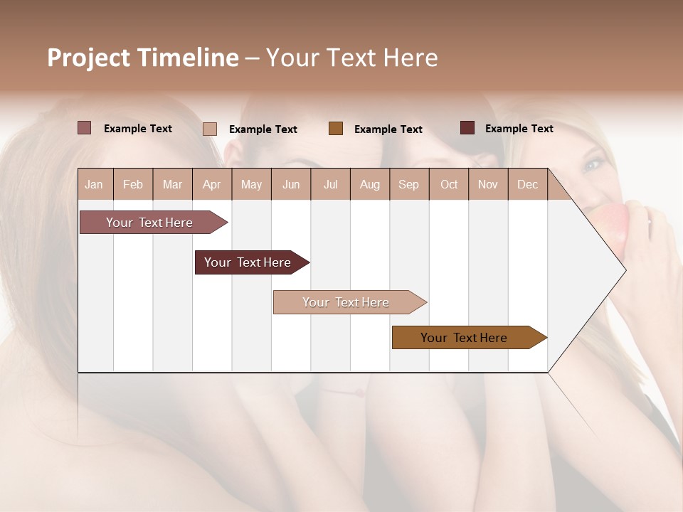 Zusammen Lebensfreude Frisches PowerPoint Template