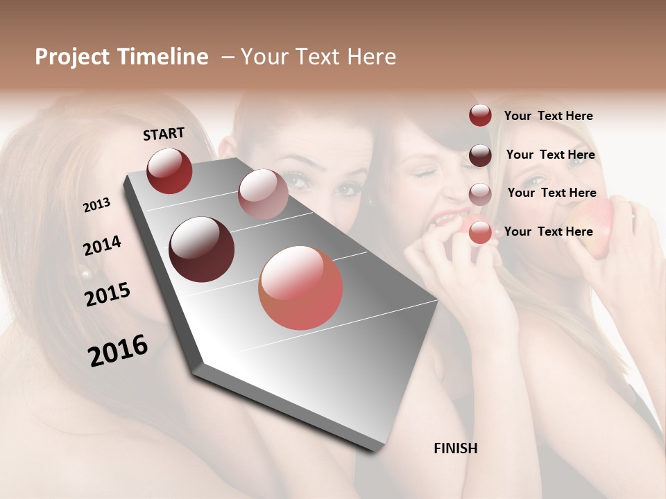 Zusammen Lebensfreude Frisches PowerPoint Template