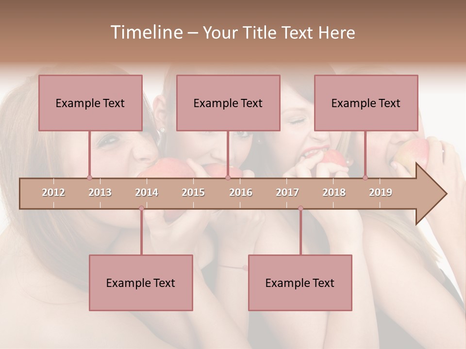 Zusammen Lebensfreude Frisches PowerPoint Template
