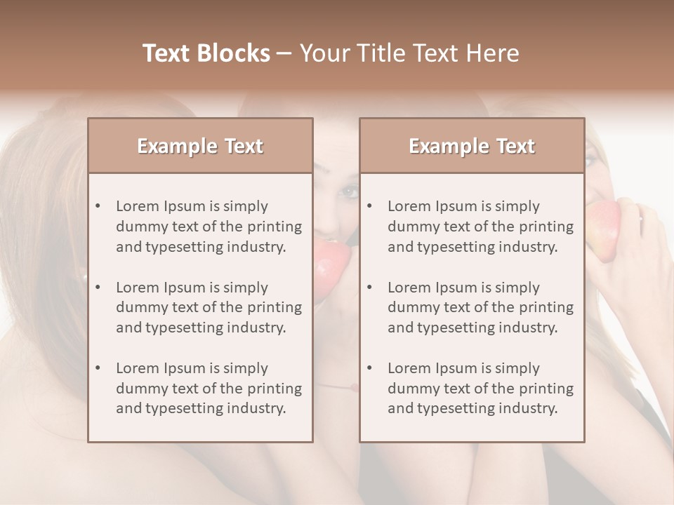 Zusammen Lebensfreude Frisches PowerPoint Template
