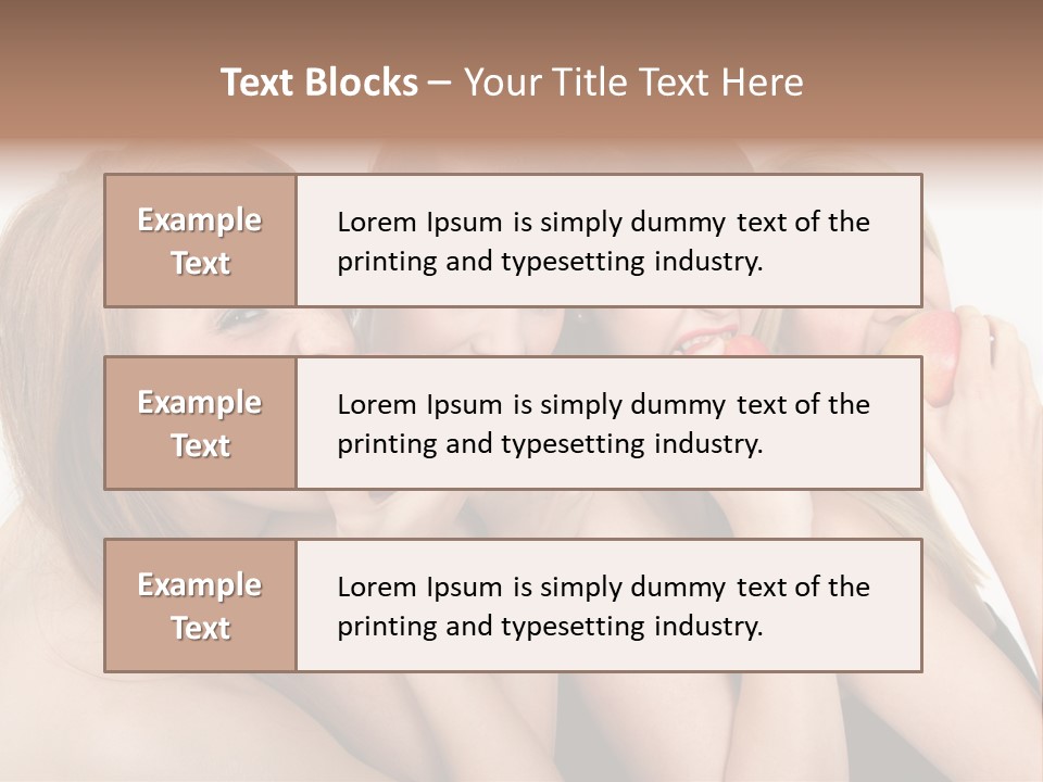 Zusammen Lebensfreude Frisches PowerPoint Template