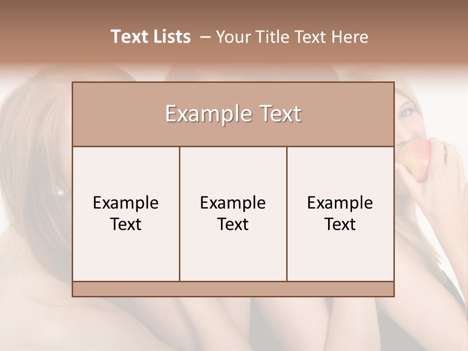 Zusammen Lebensfreude Frisches PowerPoint Template