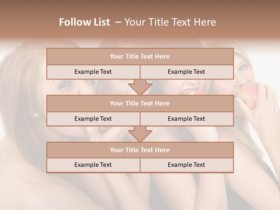 Zusammen Lebensfreude Frisches PowerPoint Template