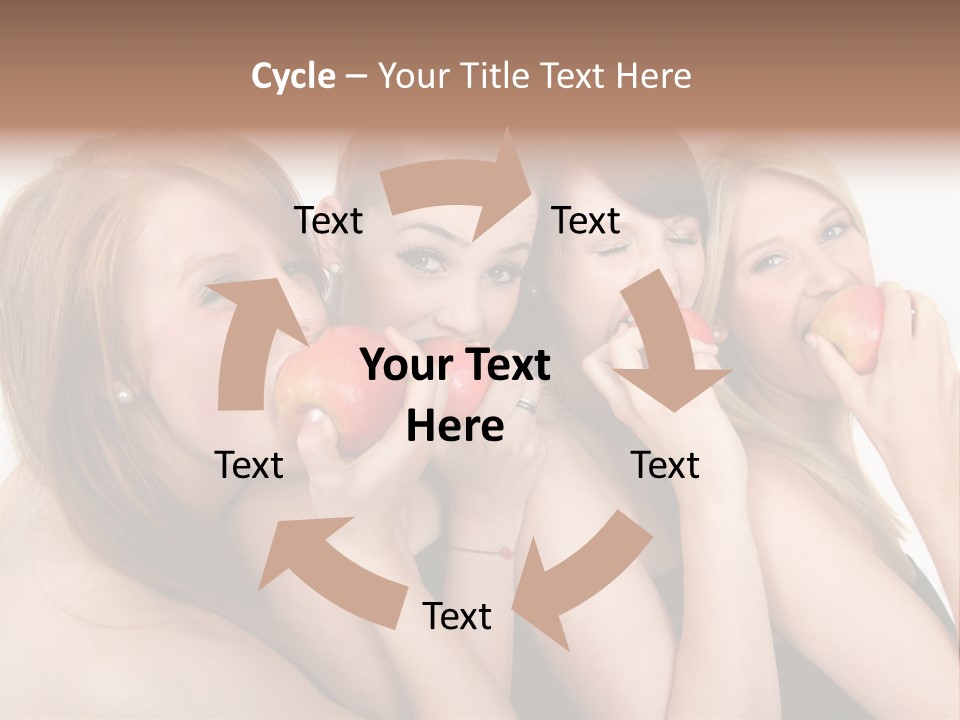 Zusammen Lebensfreude Frisches PowerPoint Template