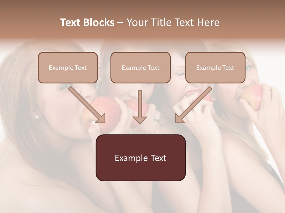 Zusammen Lebensfreude Frisches PowerPoint Template